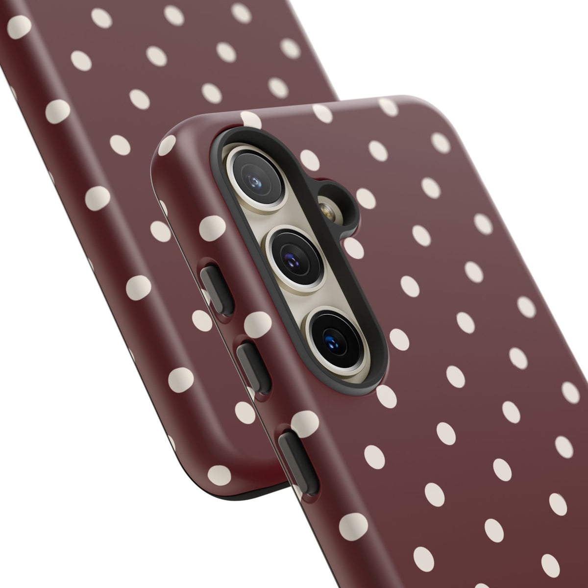 Cranberry Cream Personalised Polka Dot Case