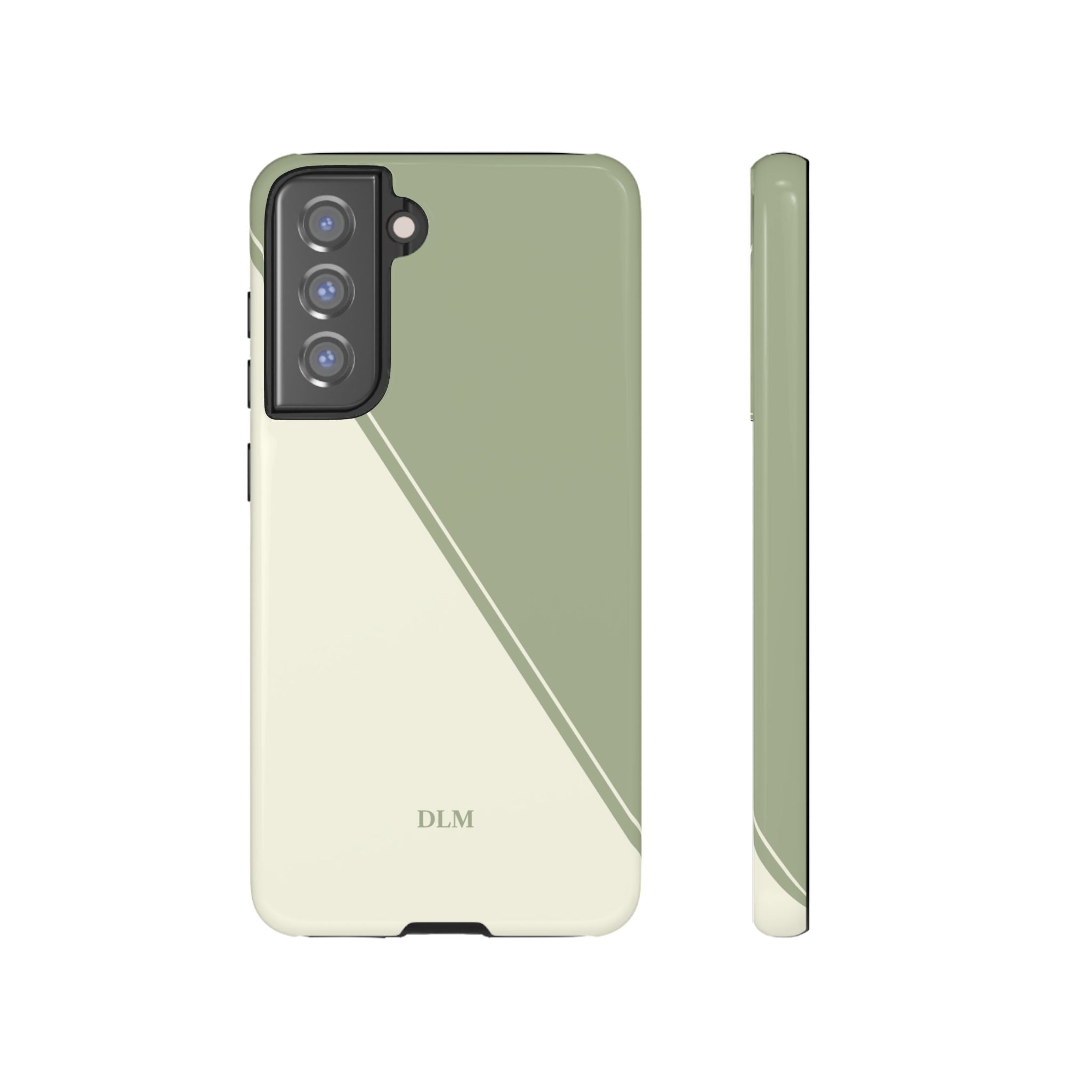 Matcha Two Tone Custom Initials Case