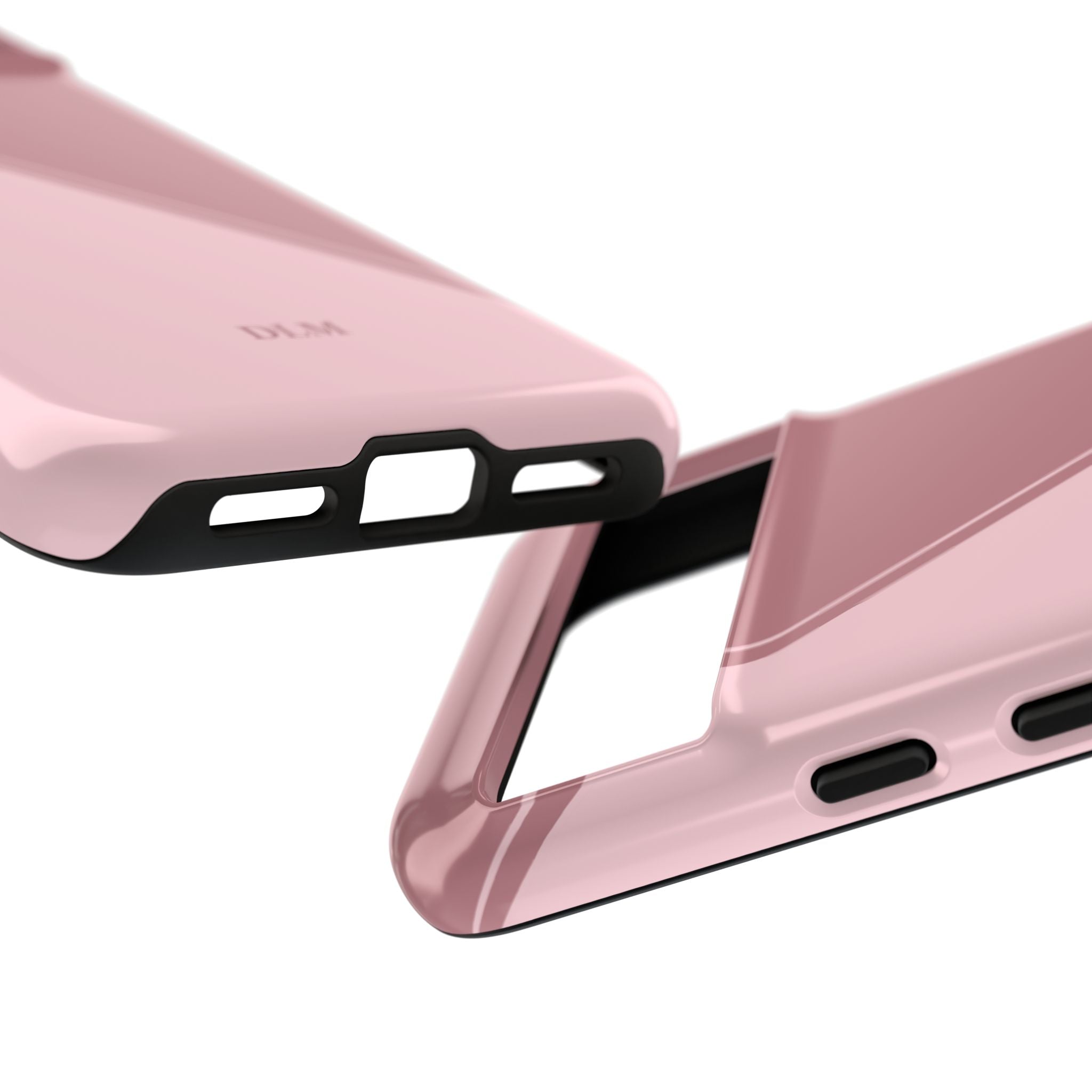 Pinks Two Tone Custom Initials Case