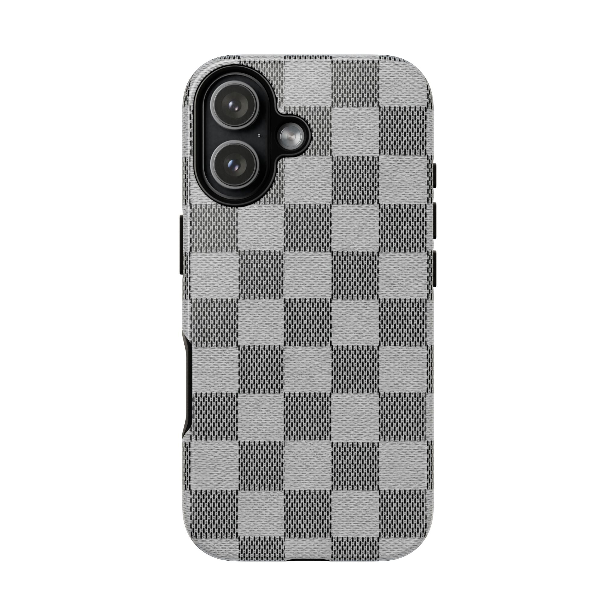 Checkered Grey Phone Case