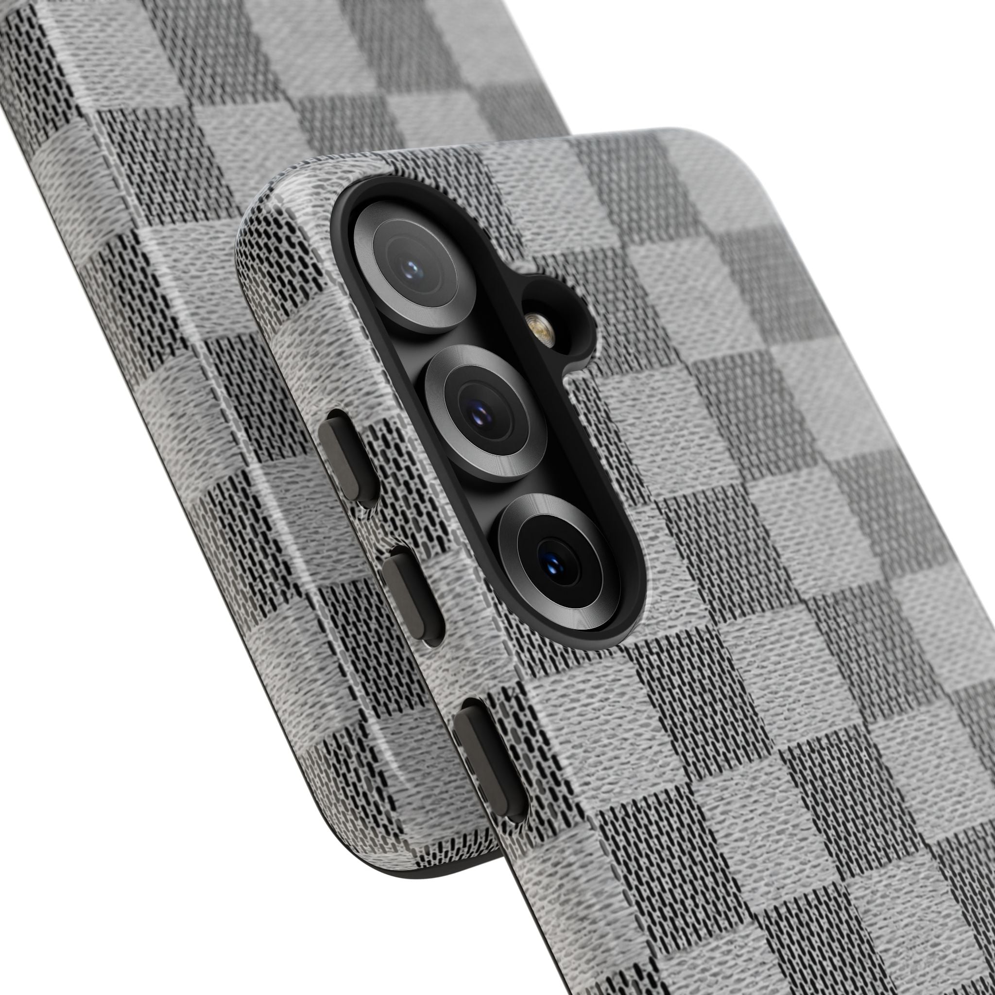 Checkered Grey Phone Case