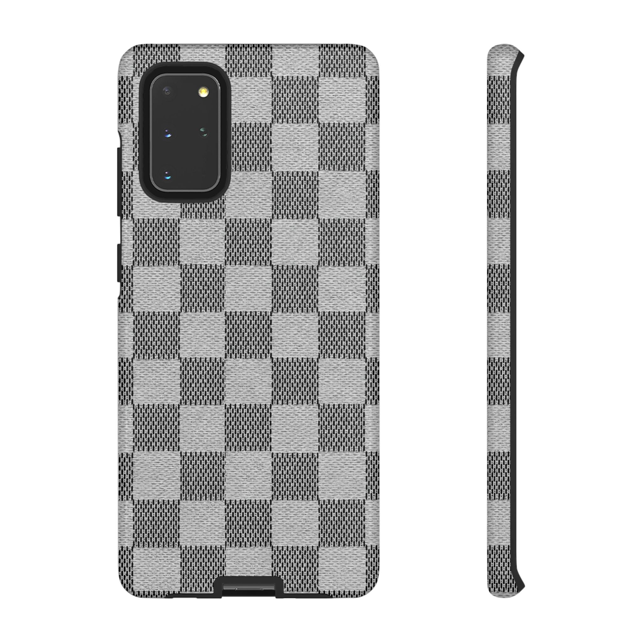 Checkered Grey Phone Case