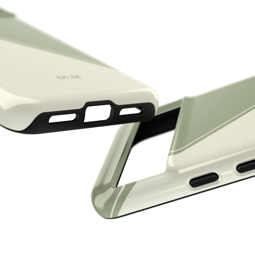 Matcha Two Tone Custom Initials Case