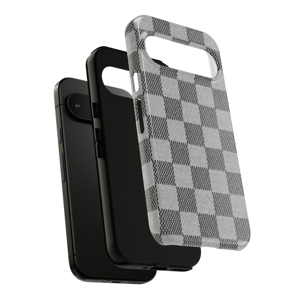 Checkered Grey Phone Case