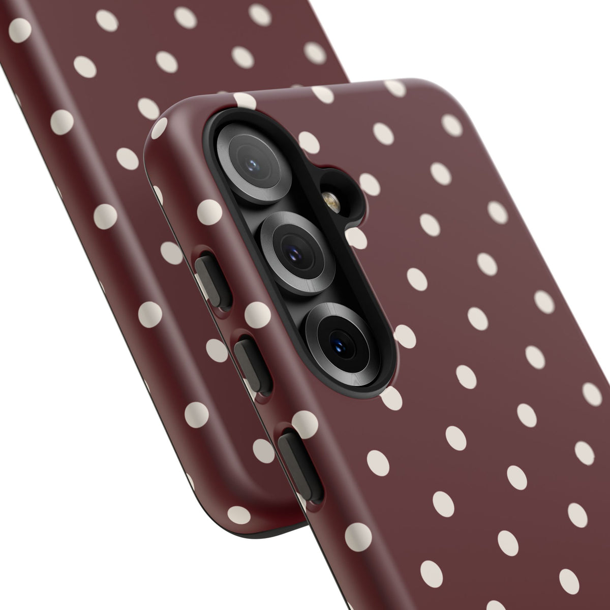 Cranberry Cream Personalised Polka Dot Case