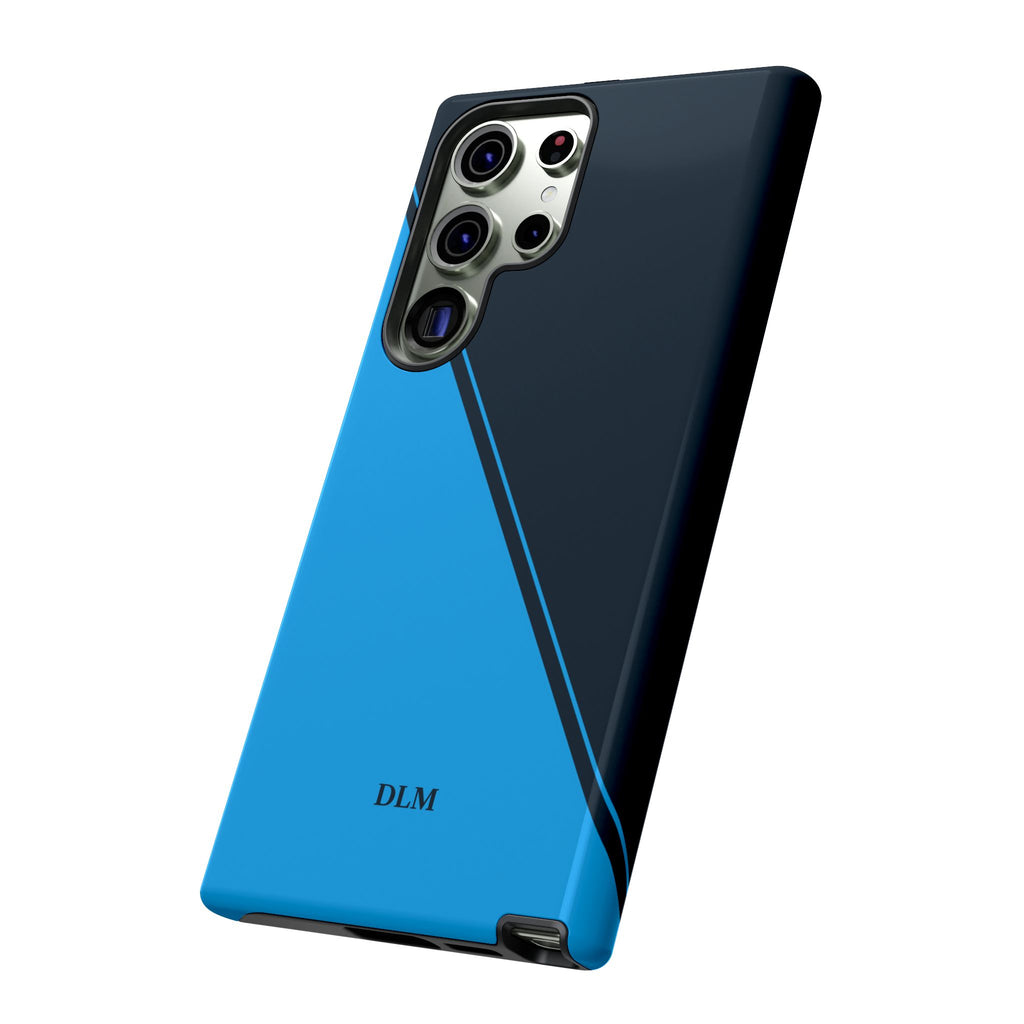 Blues Two Tone Custom Initials Case