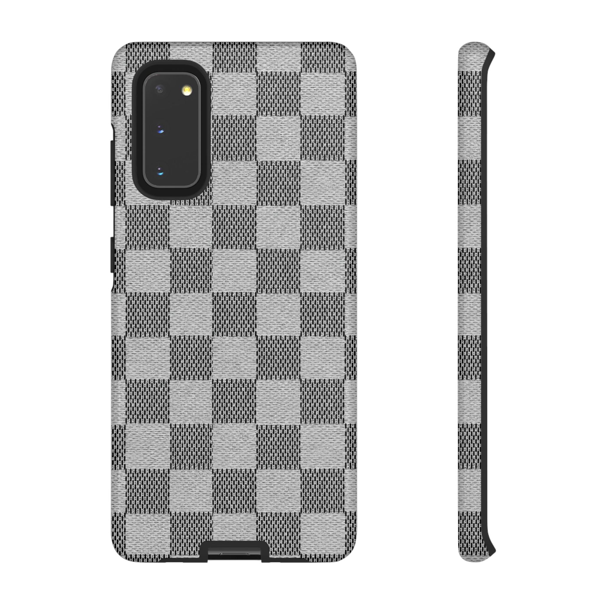 Checkered Grey Phone Case