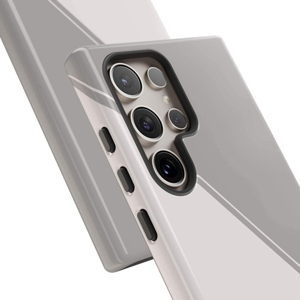 Grey Two Tone Case Custom Initials Case