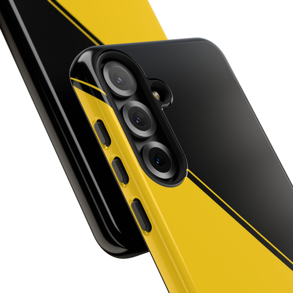 Yellow/Black Two Tone Custom Initials Case