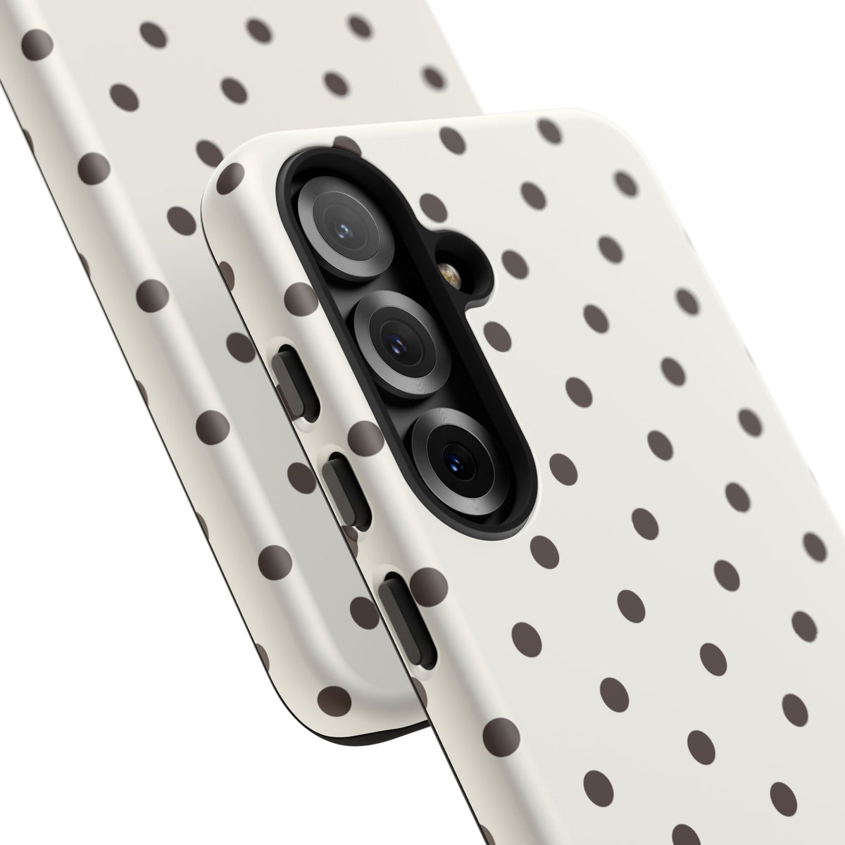 Creamy Mocha Personalised Polka Dot Case