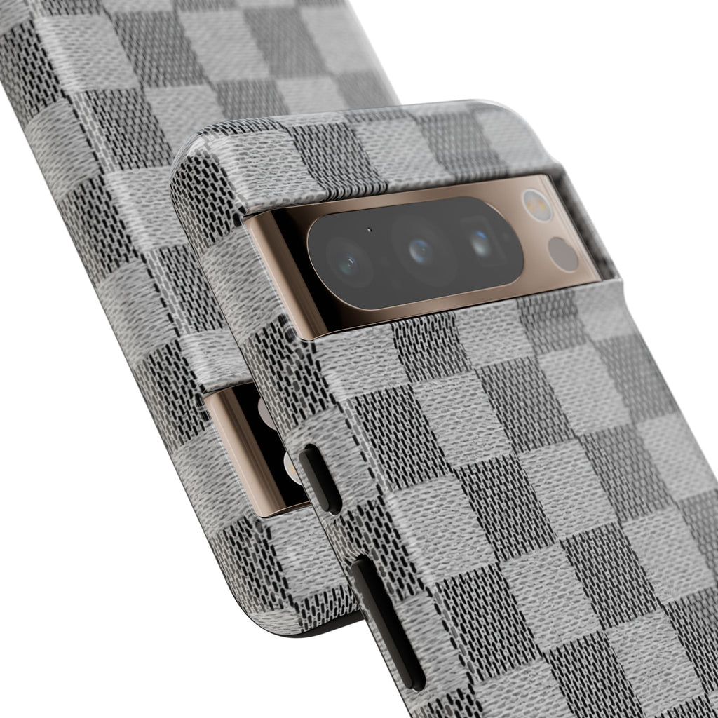 Checkered Grey Phone Case