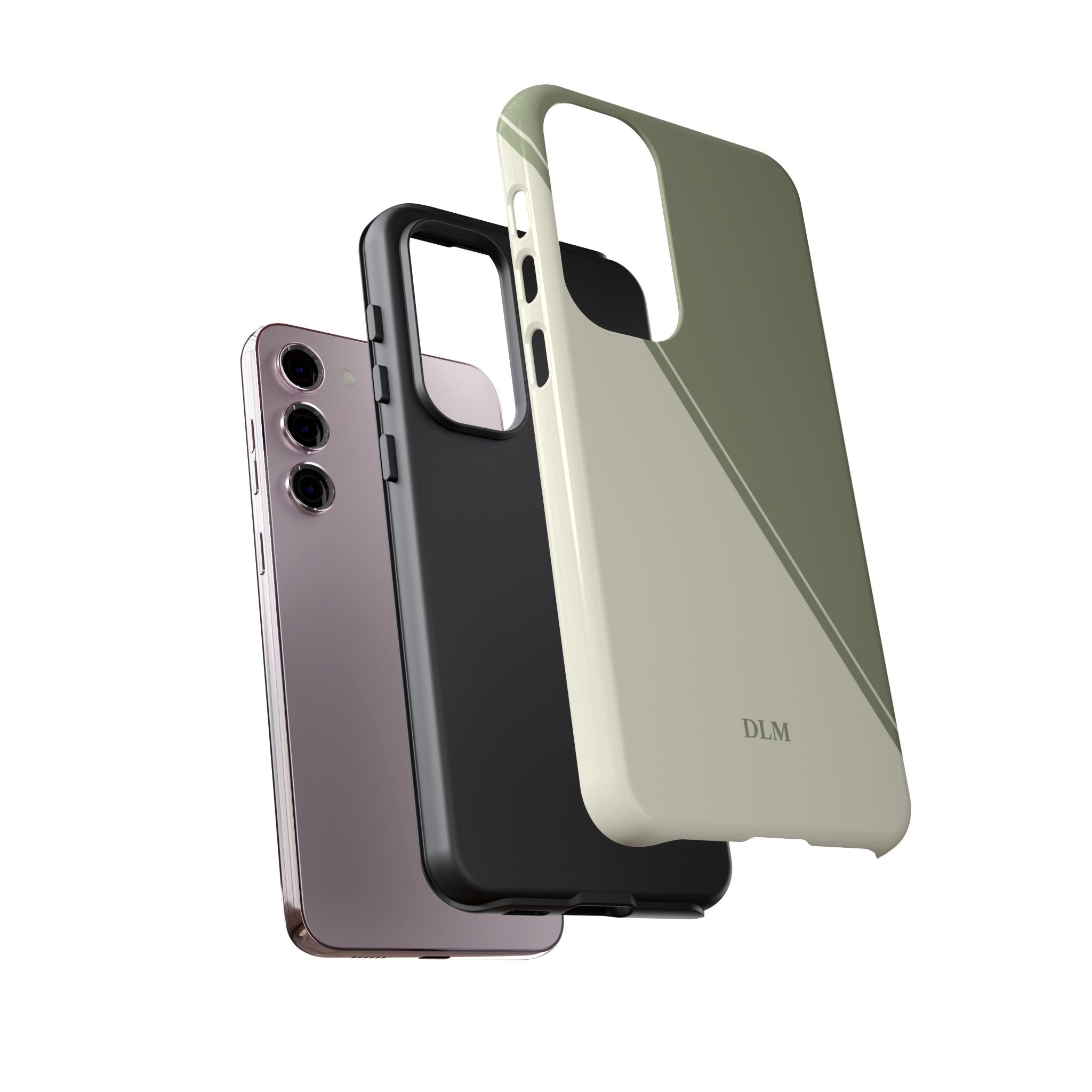 Matcha Two Tone Custom Initials Case