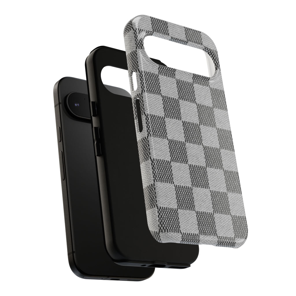 Checkered Grey Phone Case