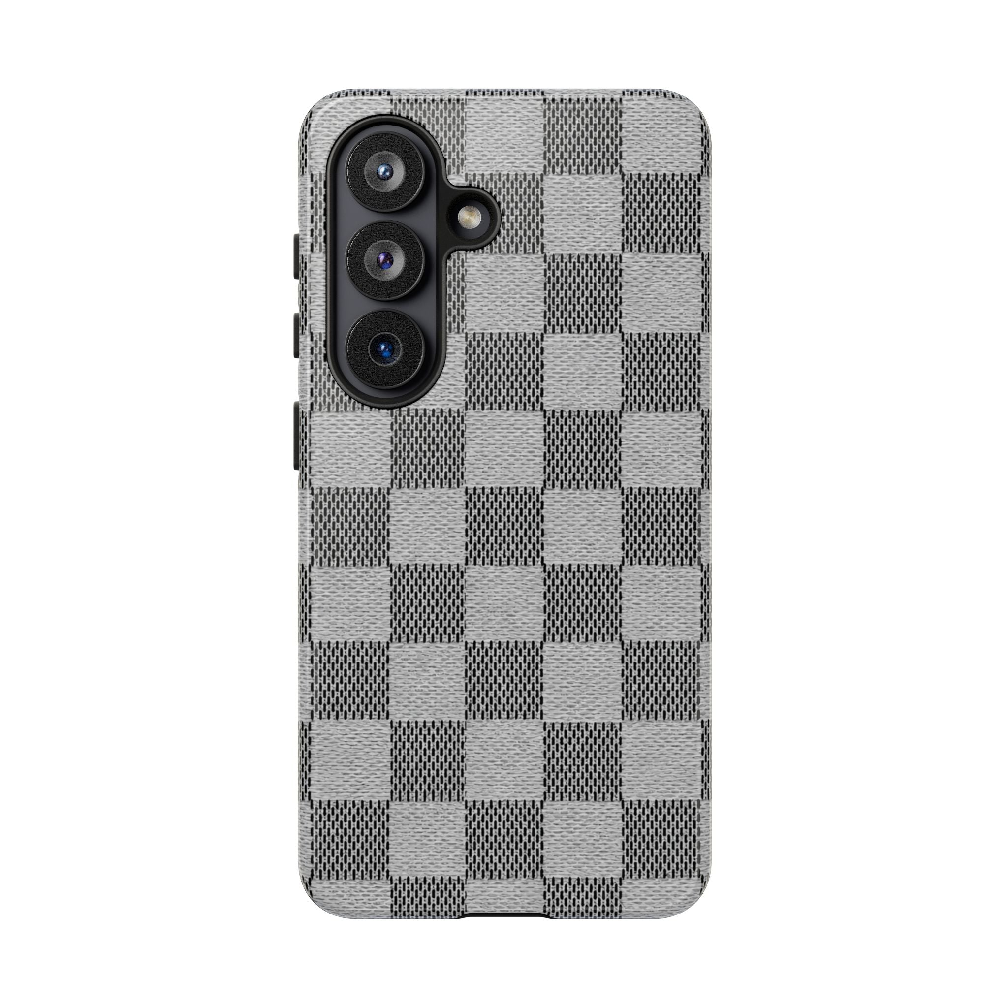 Checkered Grey Phone Case