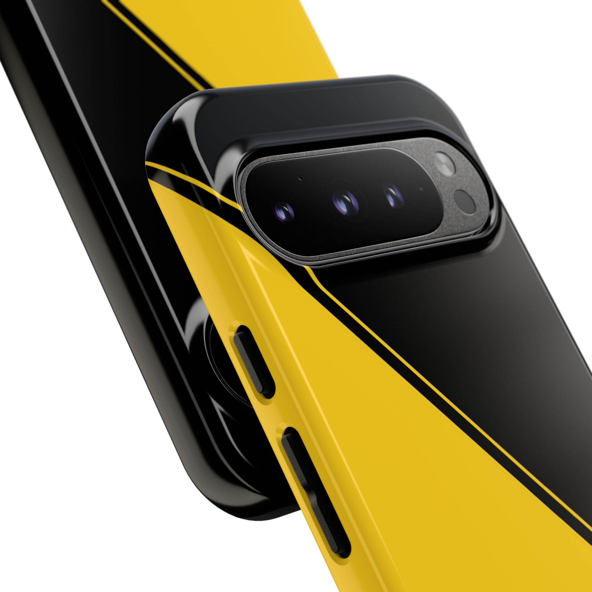 Yellow/Black Two Tone Custom Initials Case