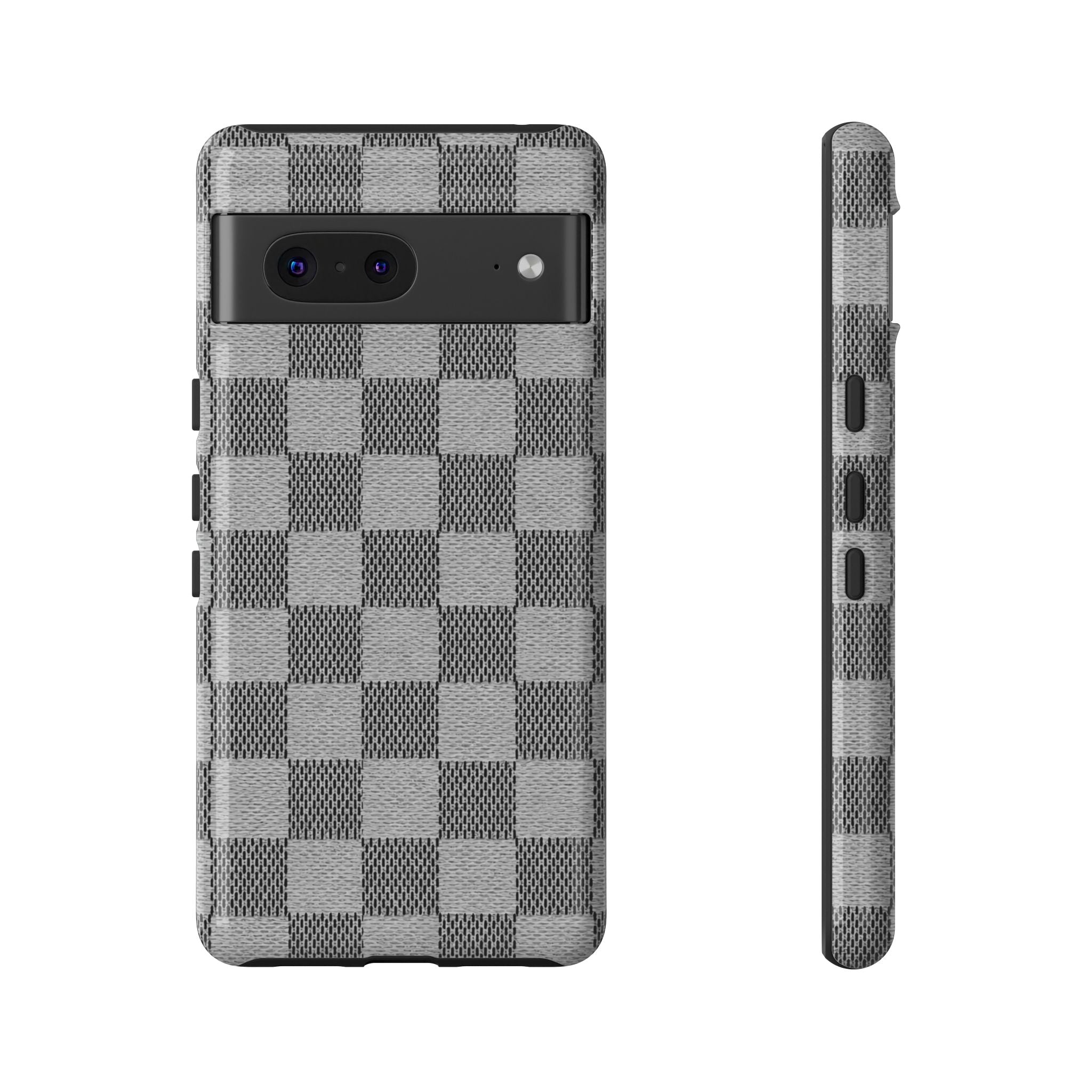 Checkered Grey Phone Case