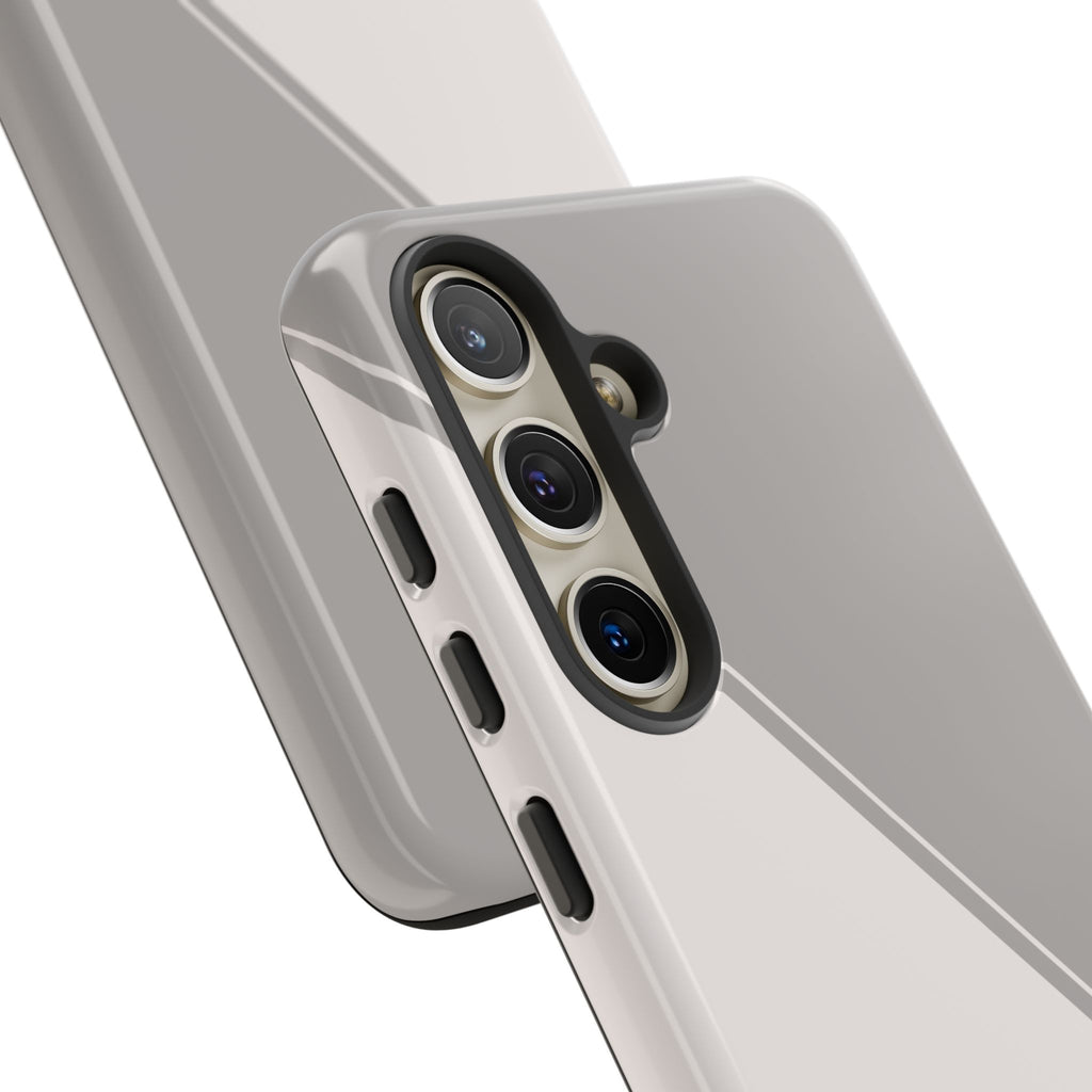Grey Two Tone Case Custom Initials Case