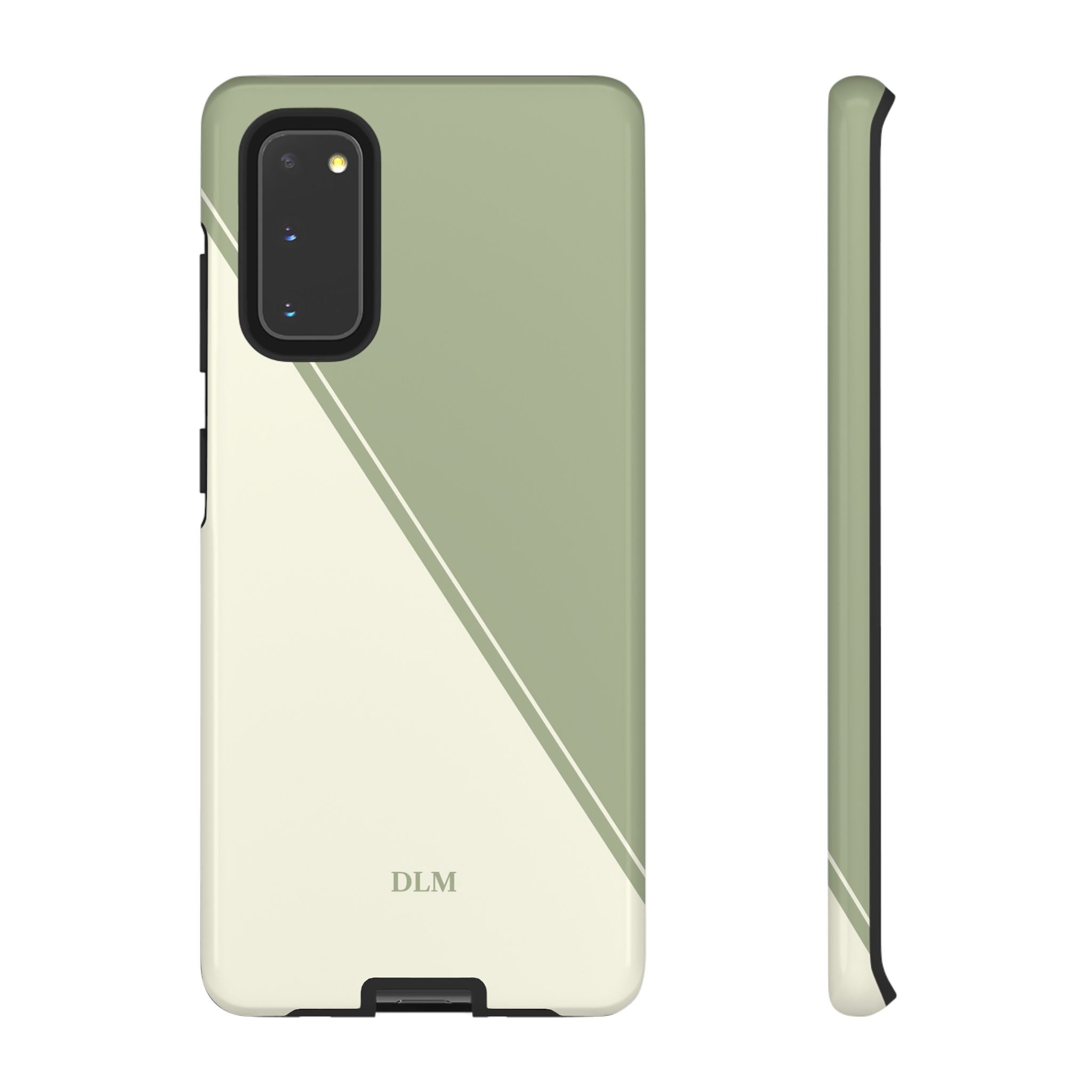 Matcha Two Tone Custom Initials Case