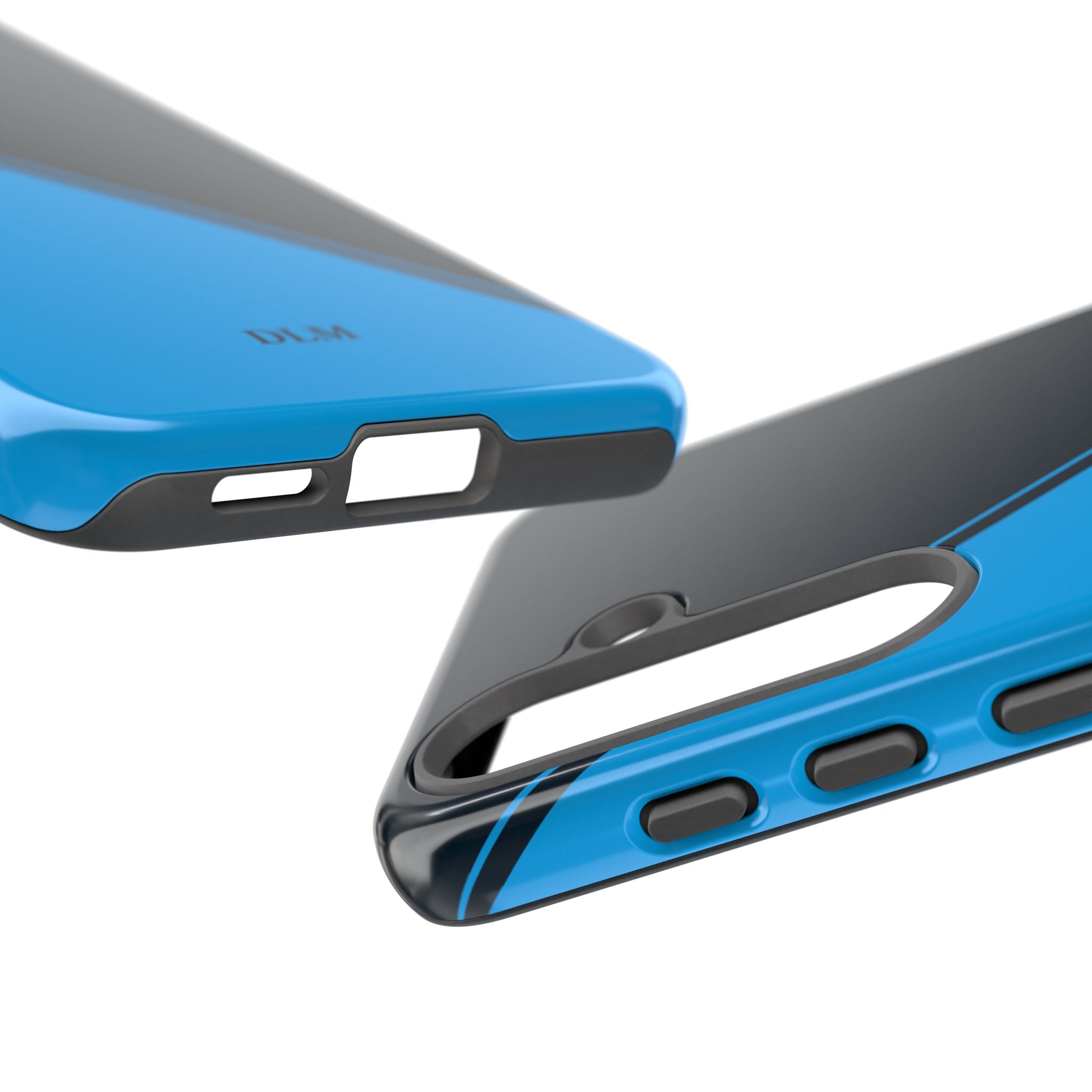 Blues Two Tone Custom Initials Case