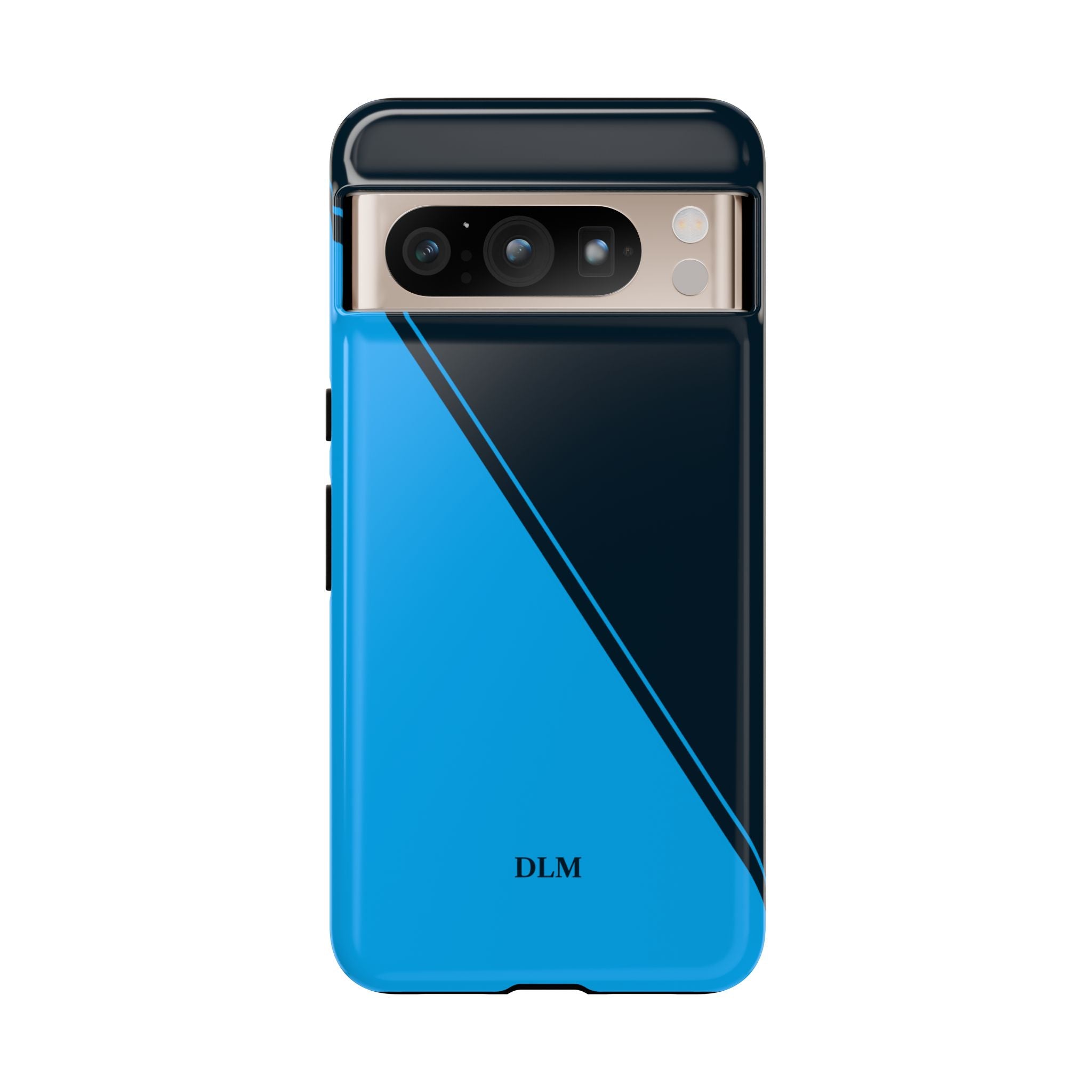 Blues Two Tone Custom Initials Case