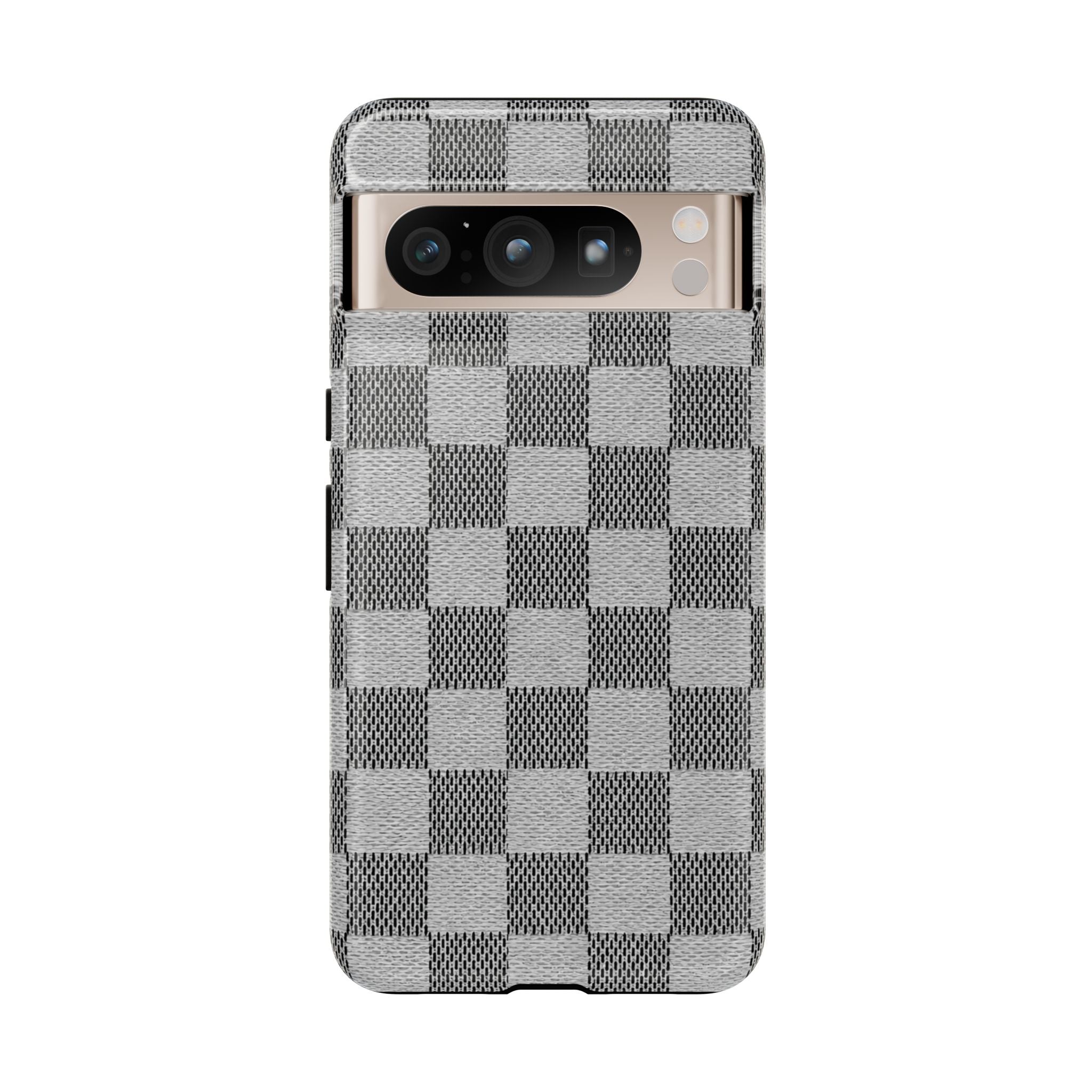 Checkered Grey Phone Case