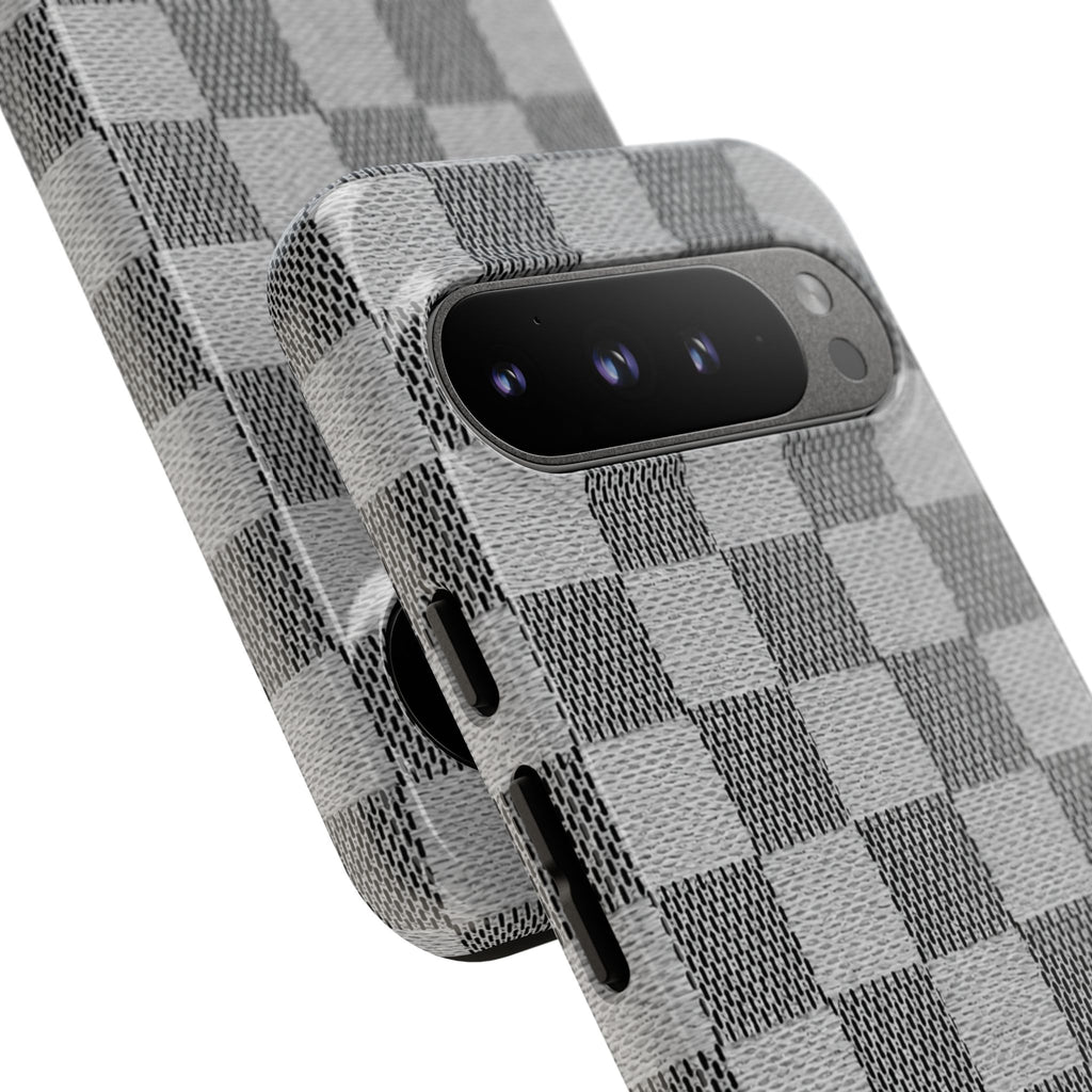 Checkered Grey Phone Case