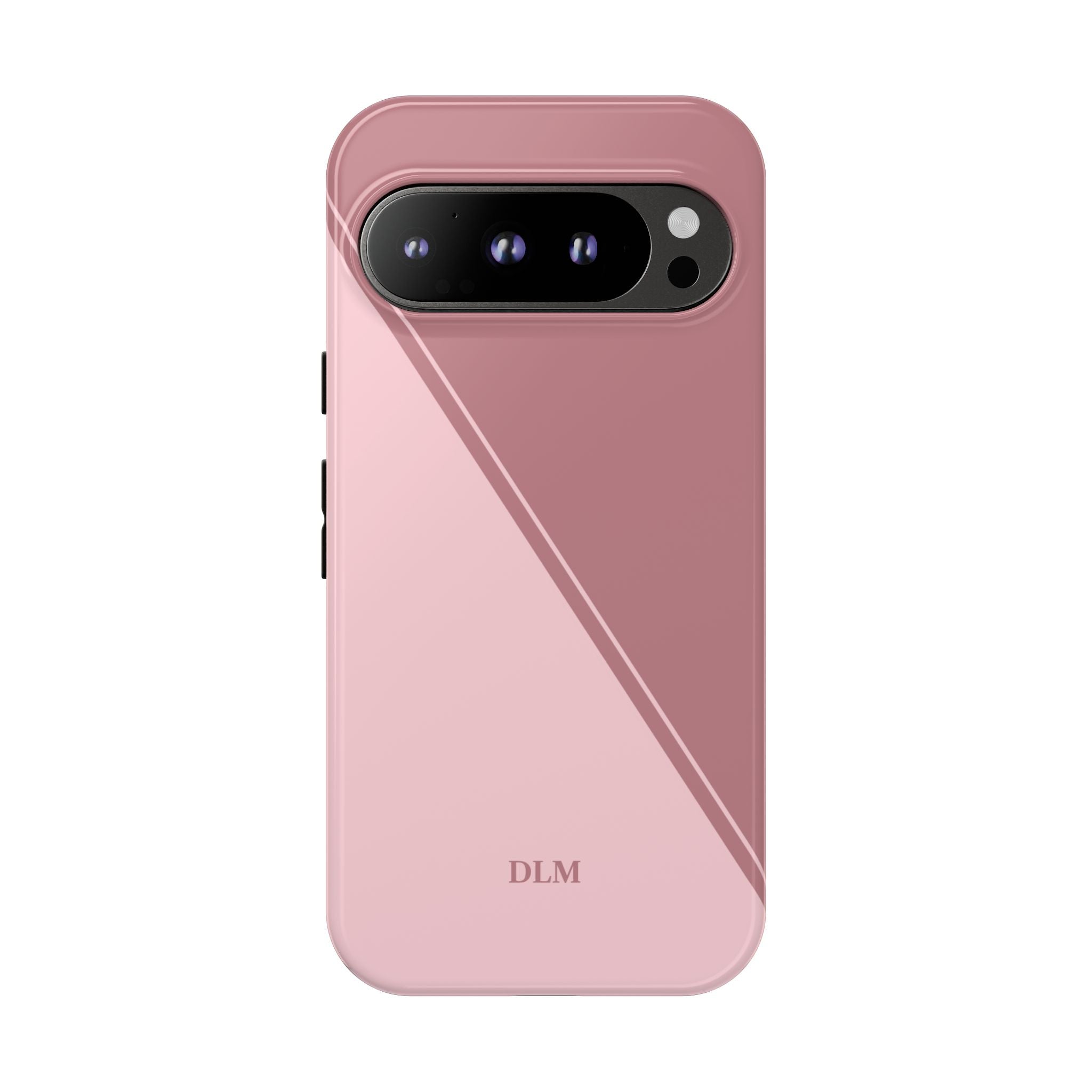 Pinks Two Tone Custom Initials Case