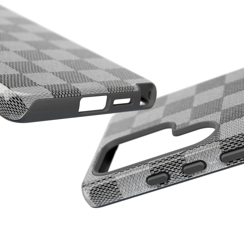 Checkered Grey Phone Case