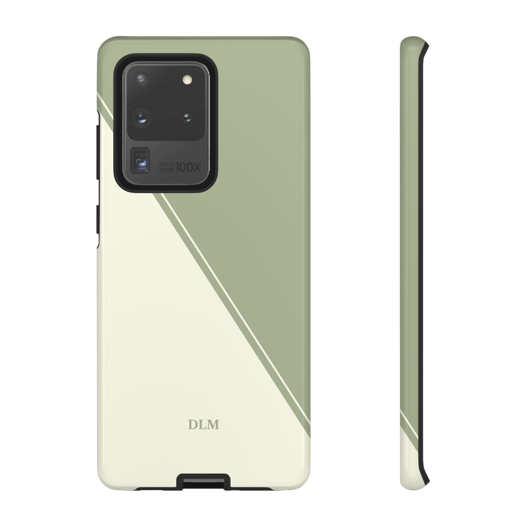 Matcha Two Tone Custom Initials Case
