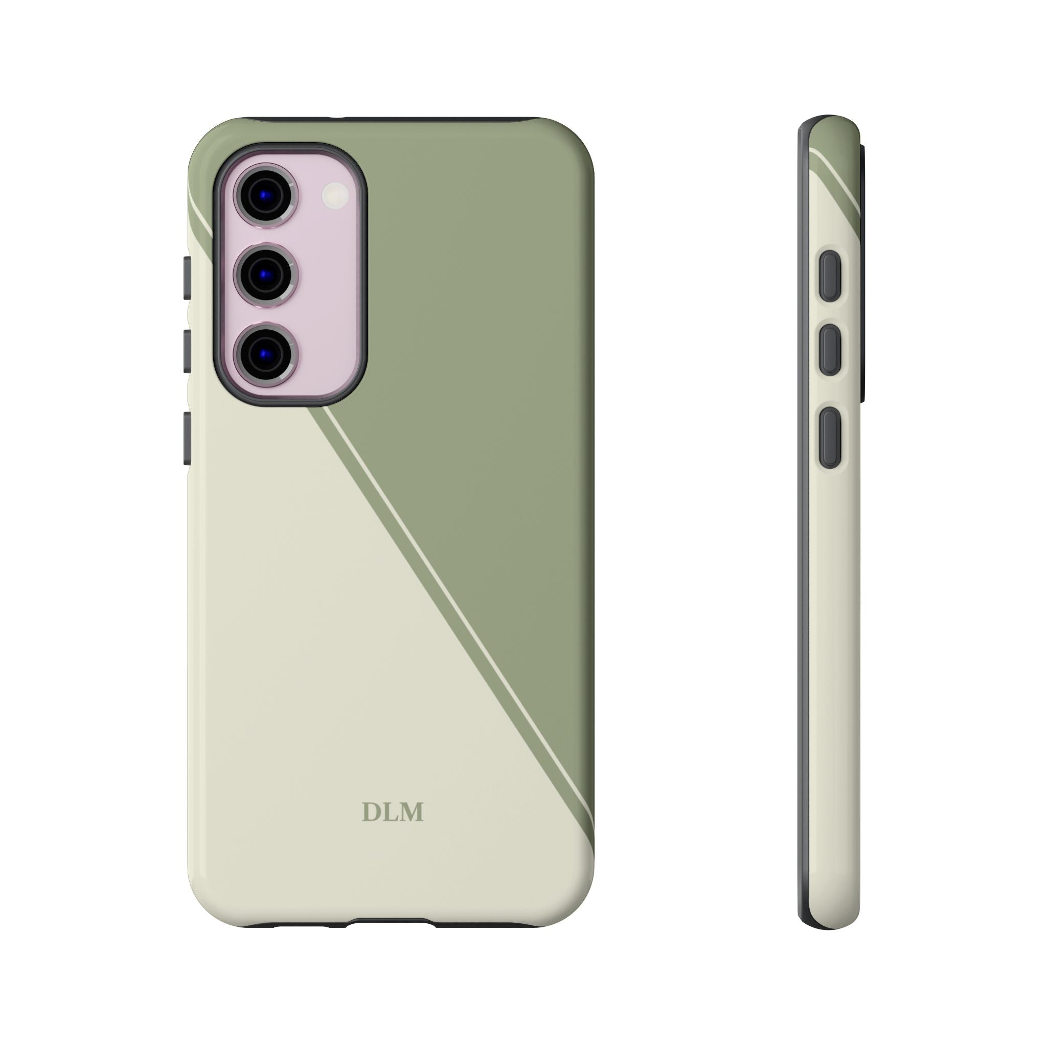 Matcha Two Tone Custom Initials Case
