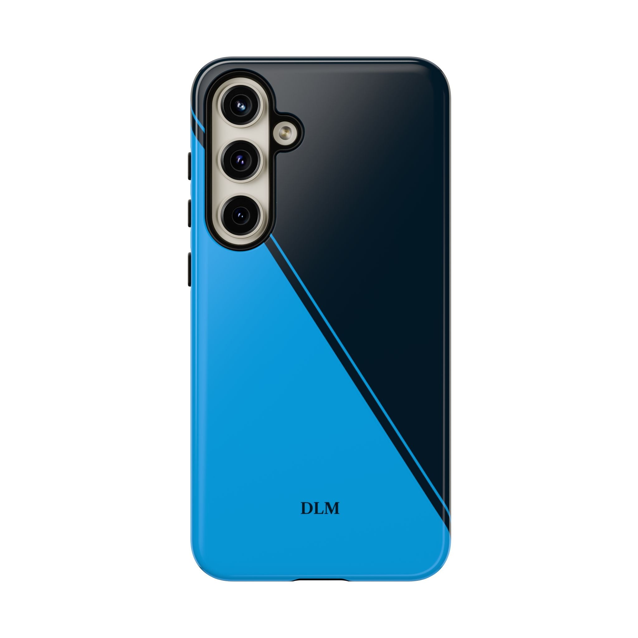 Blues Two Tone Custom Initials Case
