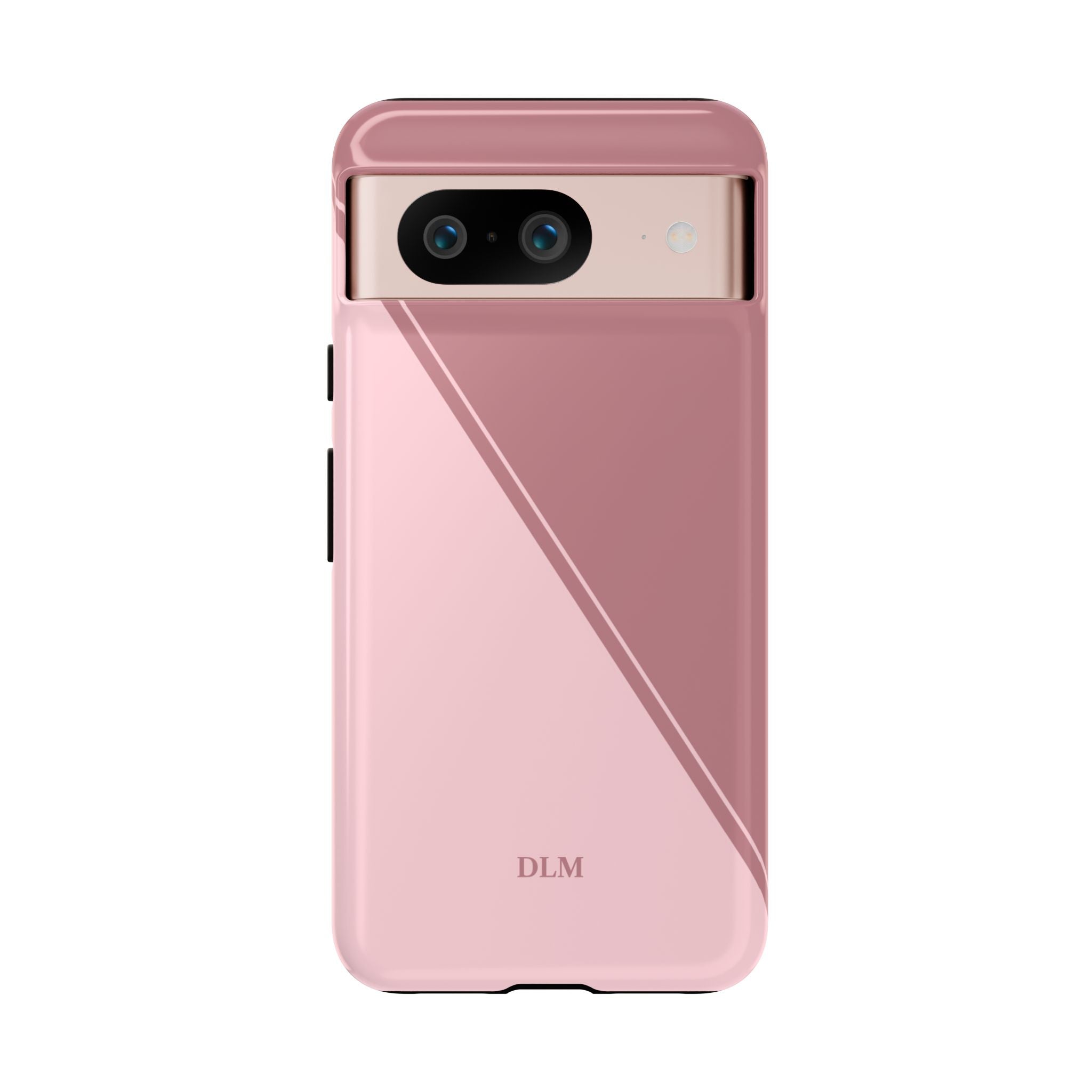 Pinks Two Tone Custom Initials Case