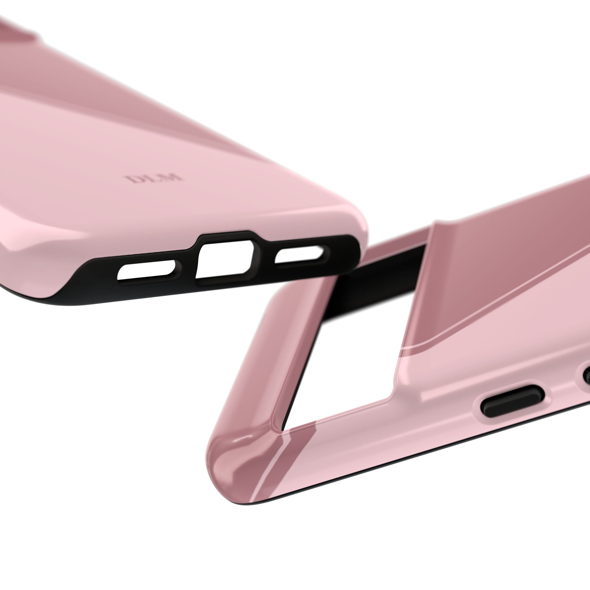 Pinks Two Tone Custom Initials Case