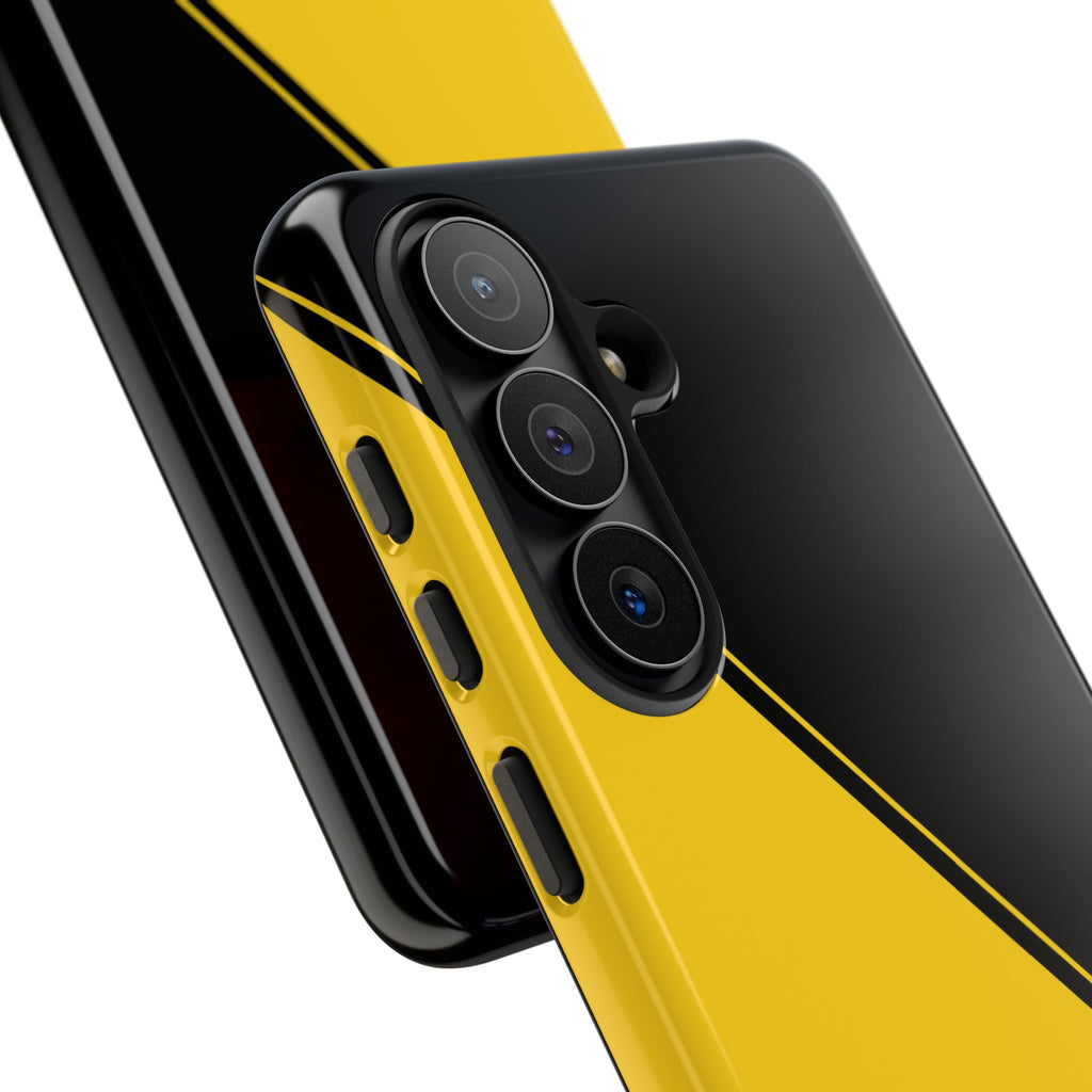 Yellow/Black Two Tone Custom Initials Case