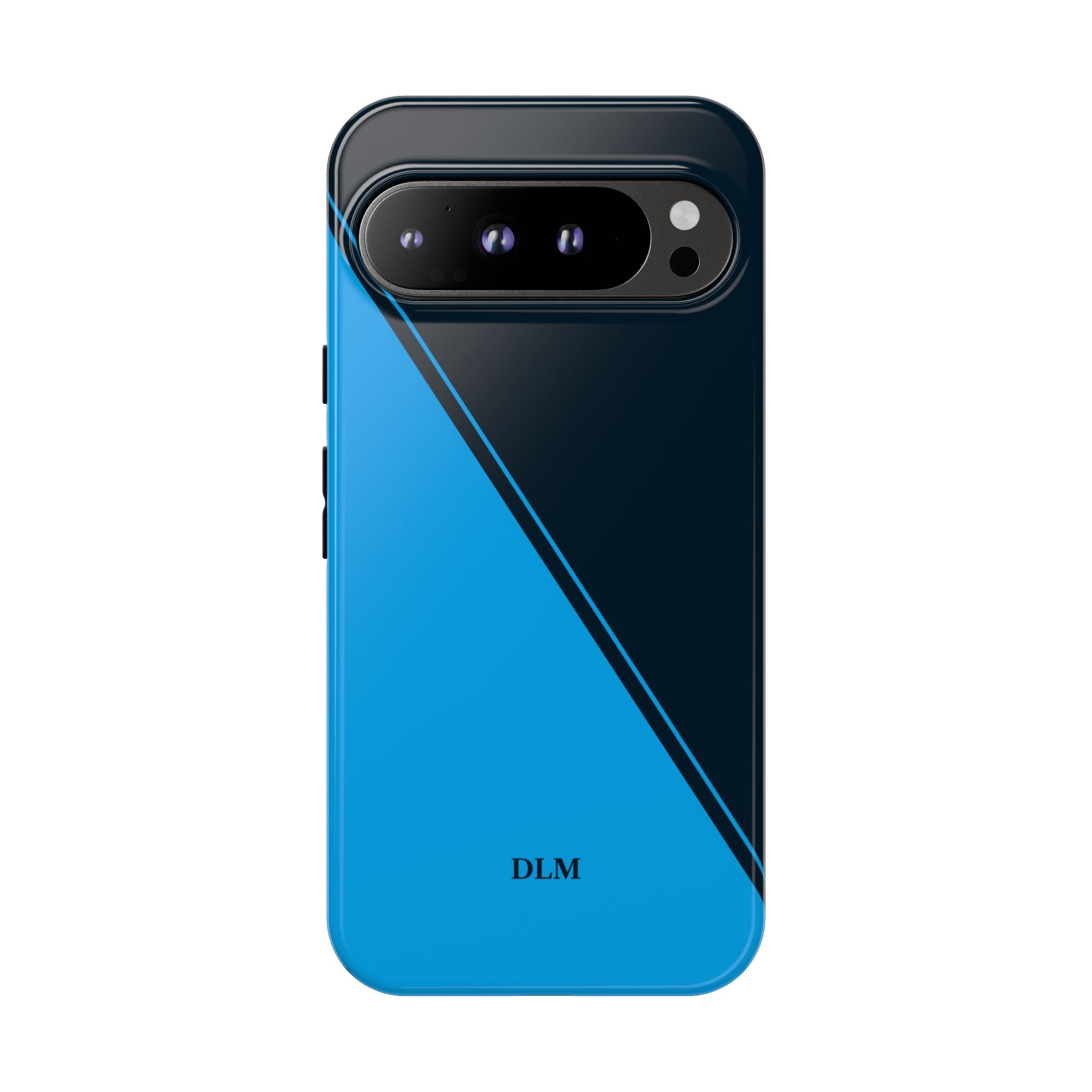 Blues Two Tone Custom Initials Case