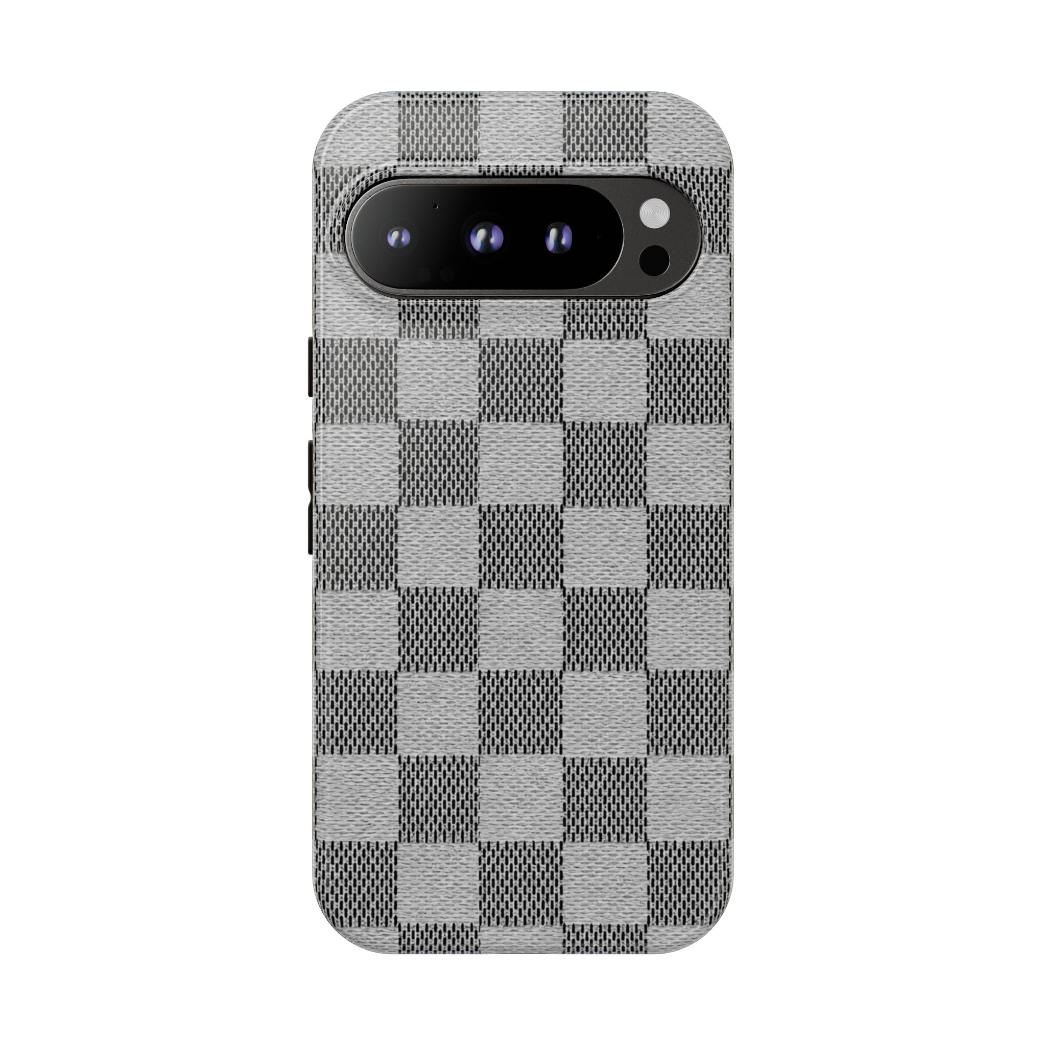Checkered Grey Phone Case