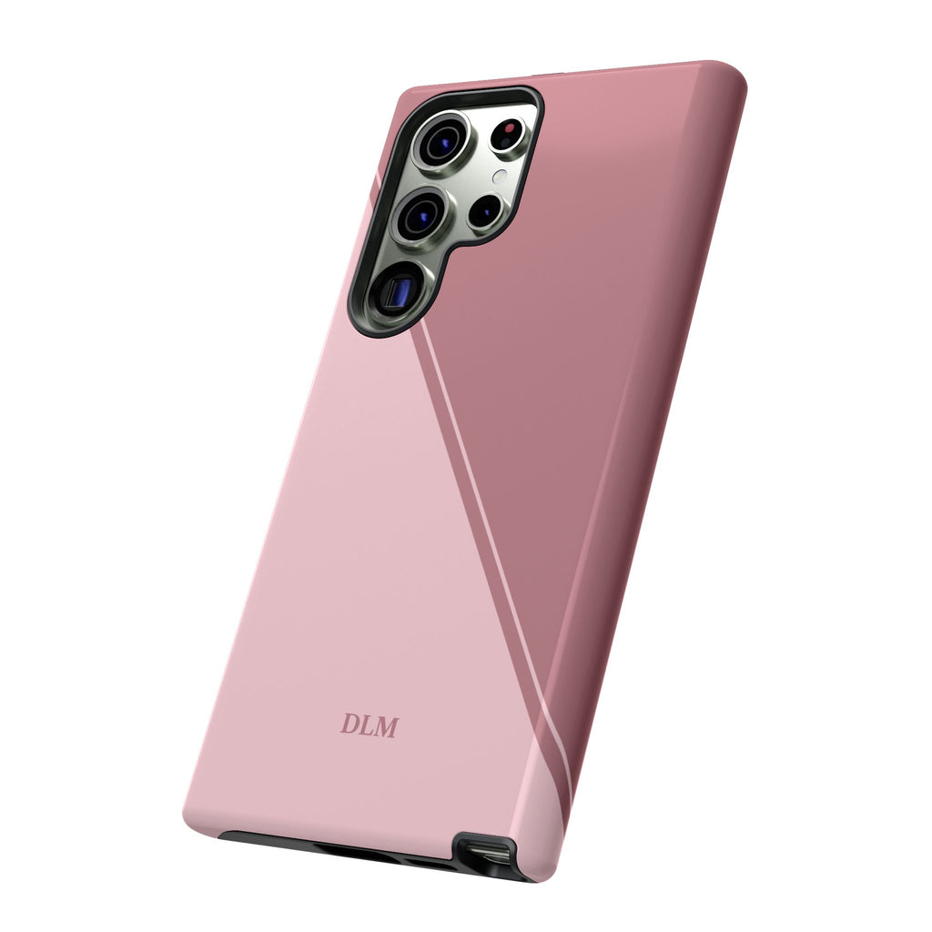 Pinks Two Tone Custom Initials Case