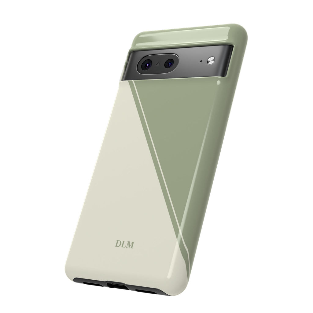 Matcha Two Tone Custom Initials Case