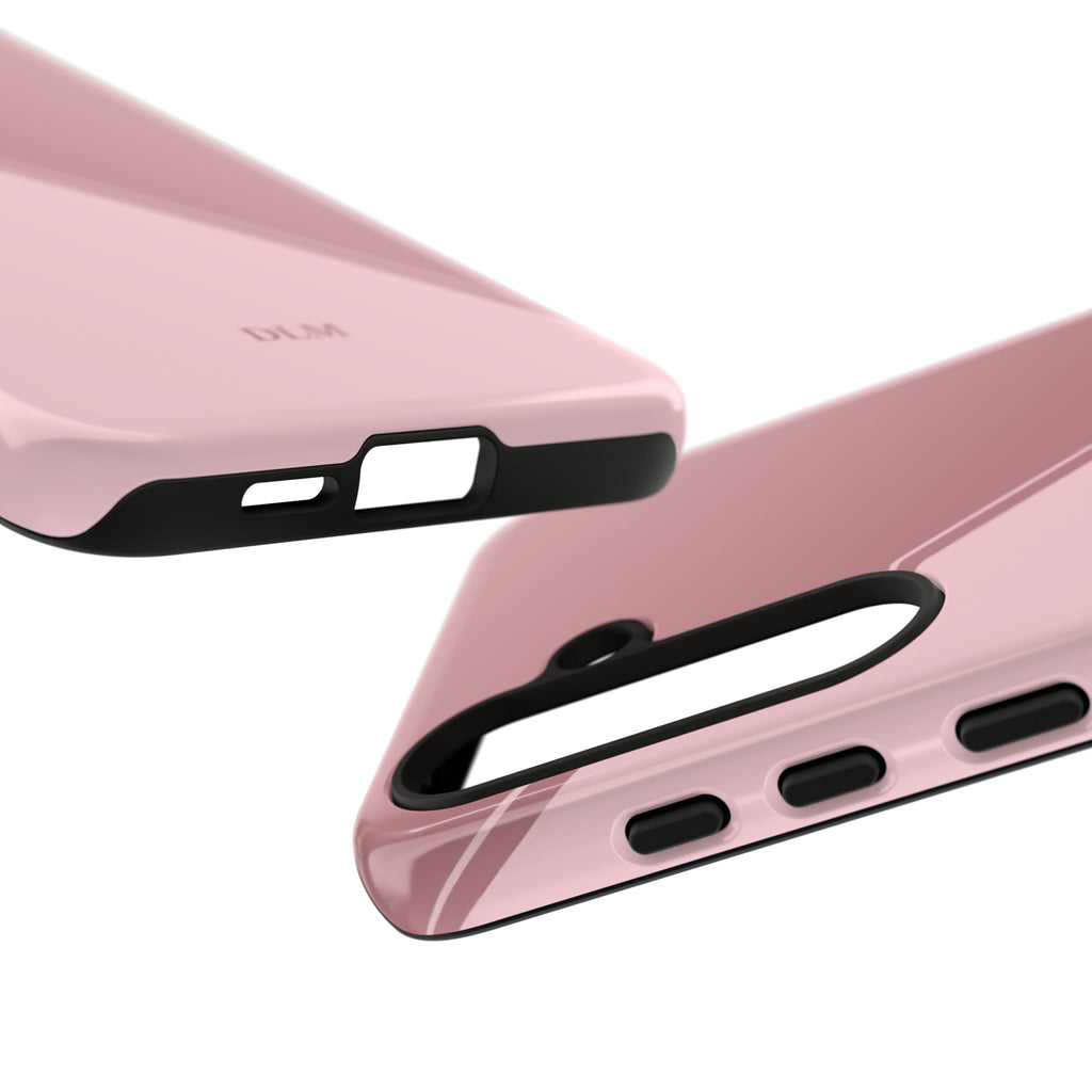 Pinks Two Tone Custom Initials Case