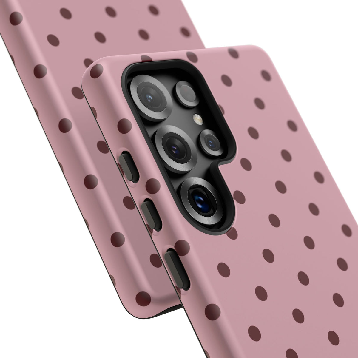Berry Blush Personalised Polka Dot Case