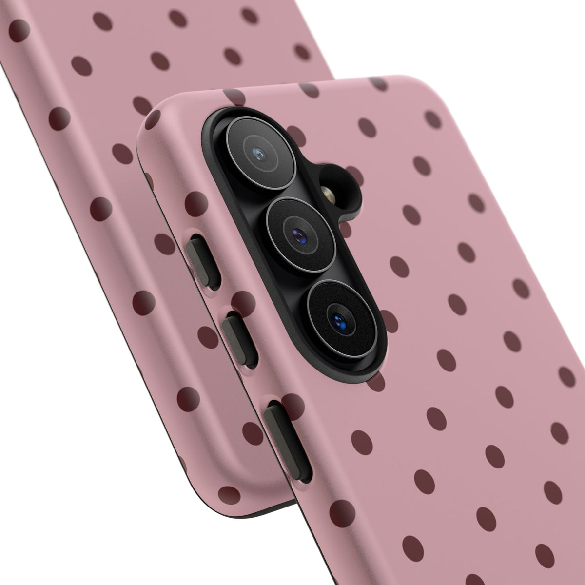 Berry Blush Personalised Polka Dot Case