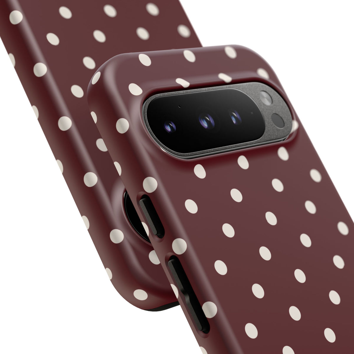 Cranberry Cream Personalised Polka Dot Case