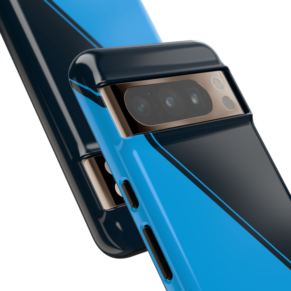 Blues Two Tone Custom Initials Case