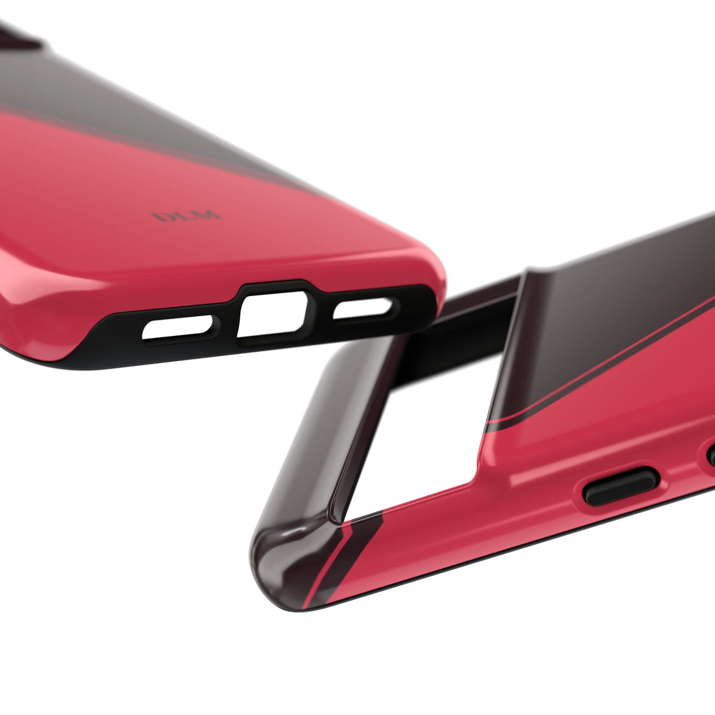 Red/Brown Two Tone Custom Initials Case