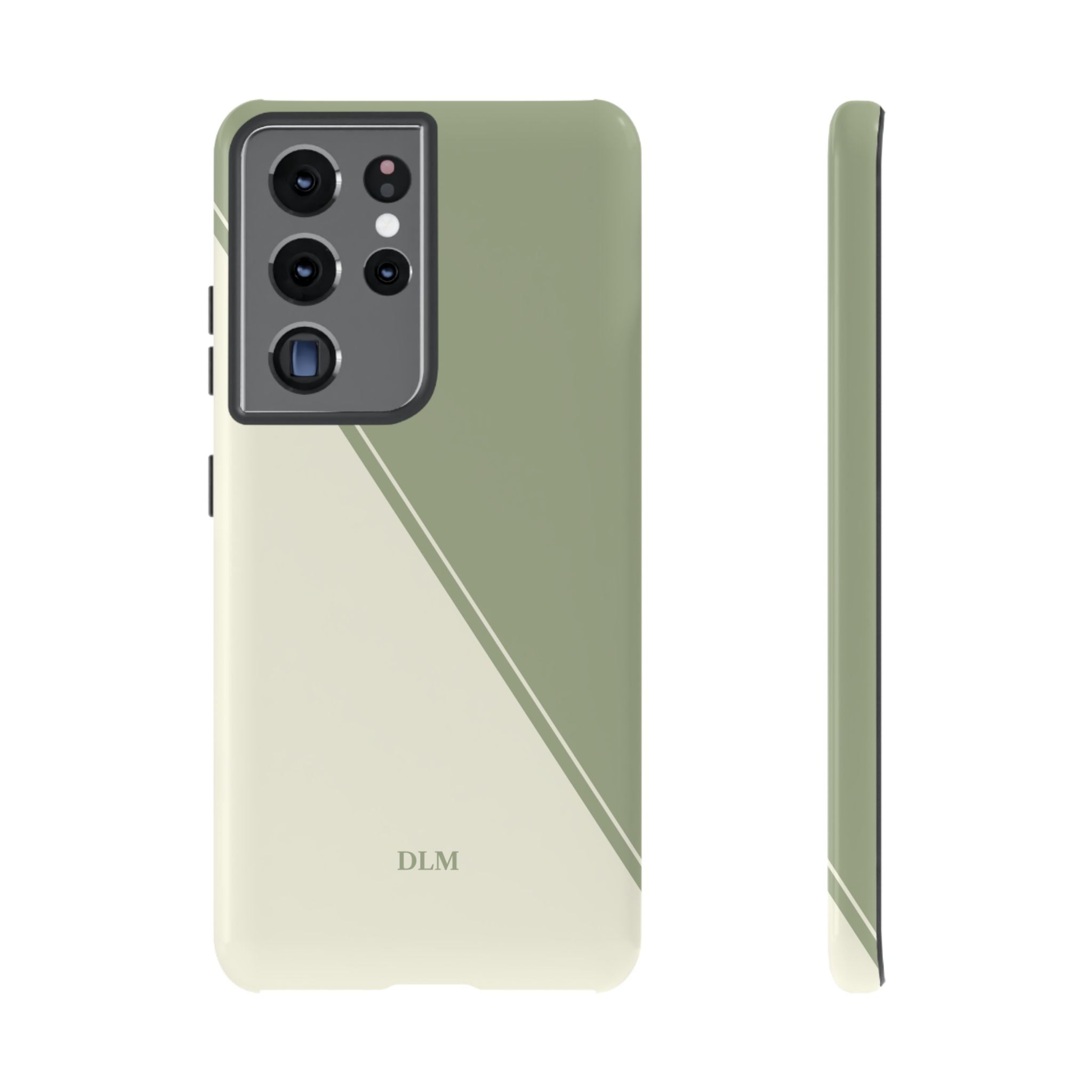 Matcha Two Tone Custom Initials Case