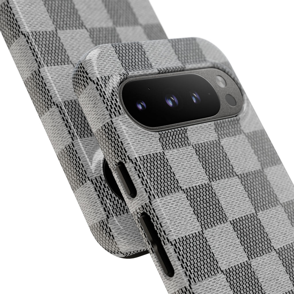 Checkered Grey Phone Case