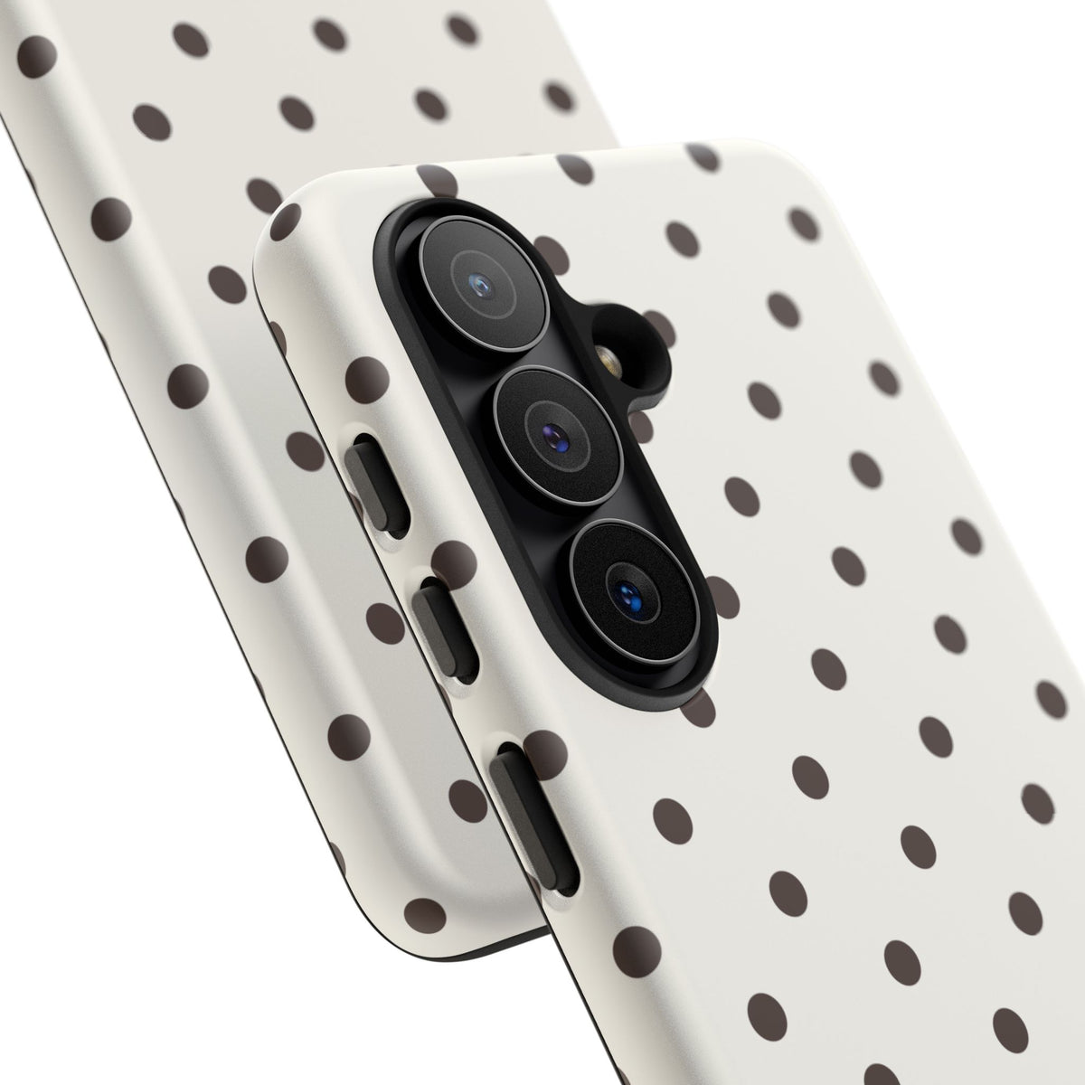 Creamy Mocha Personalised Polka Dot Case