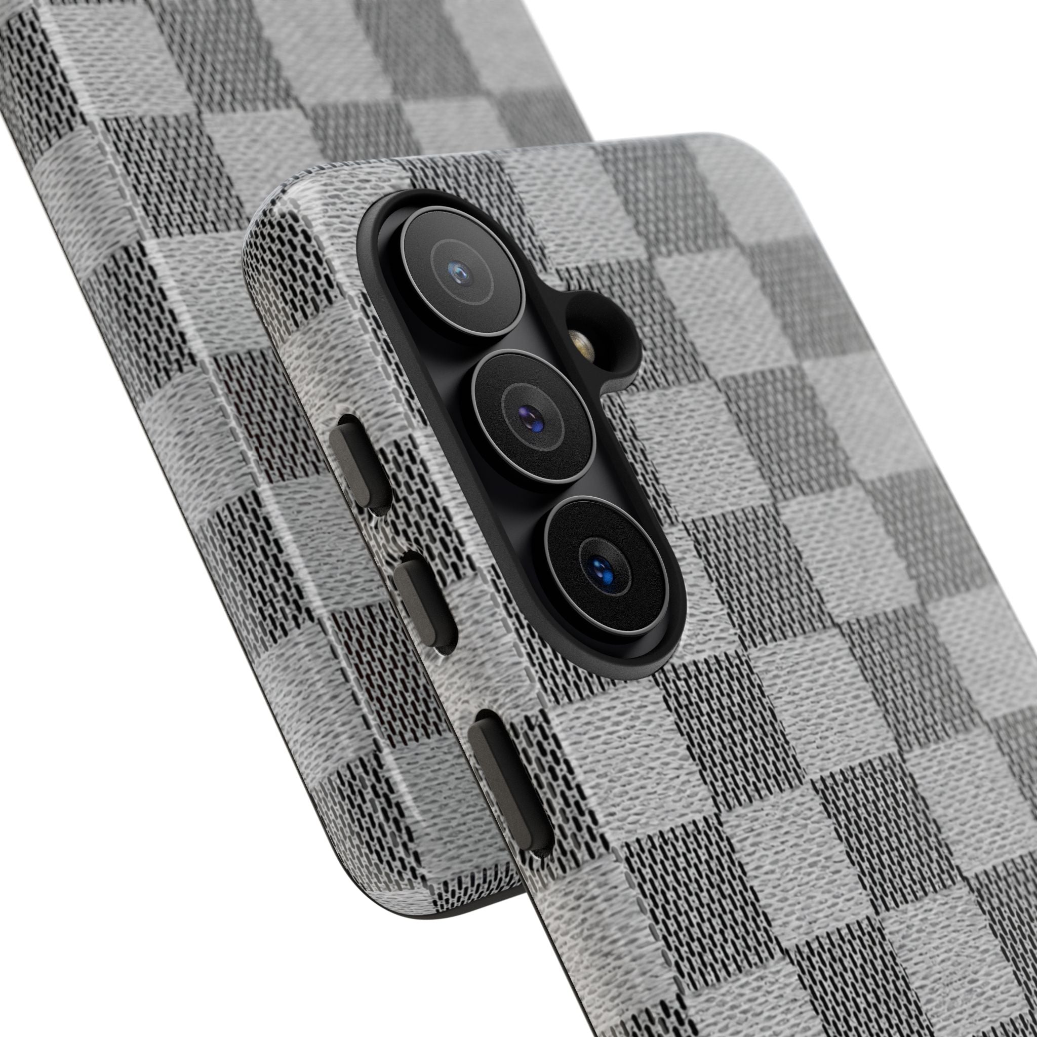 Checkered Grey Phone Case