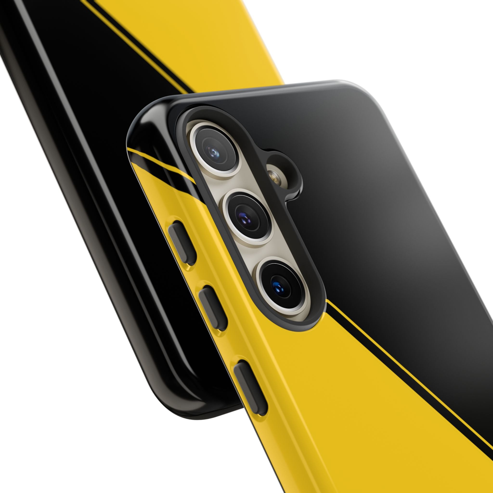 Yellow/Black Two Tone Custom Initials Case