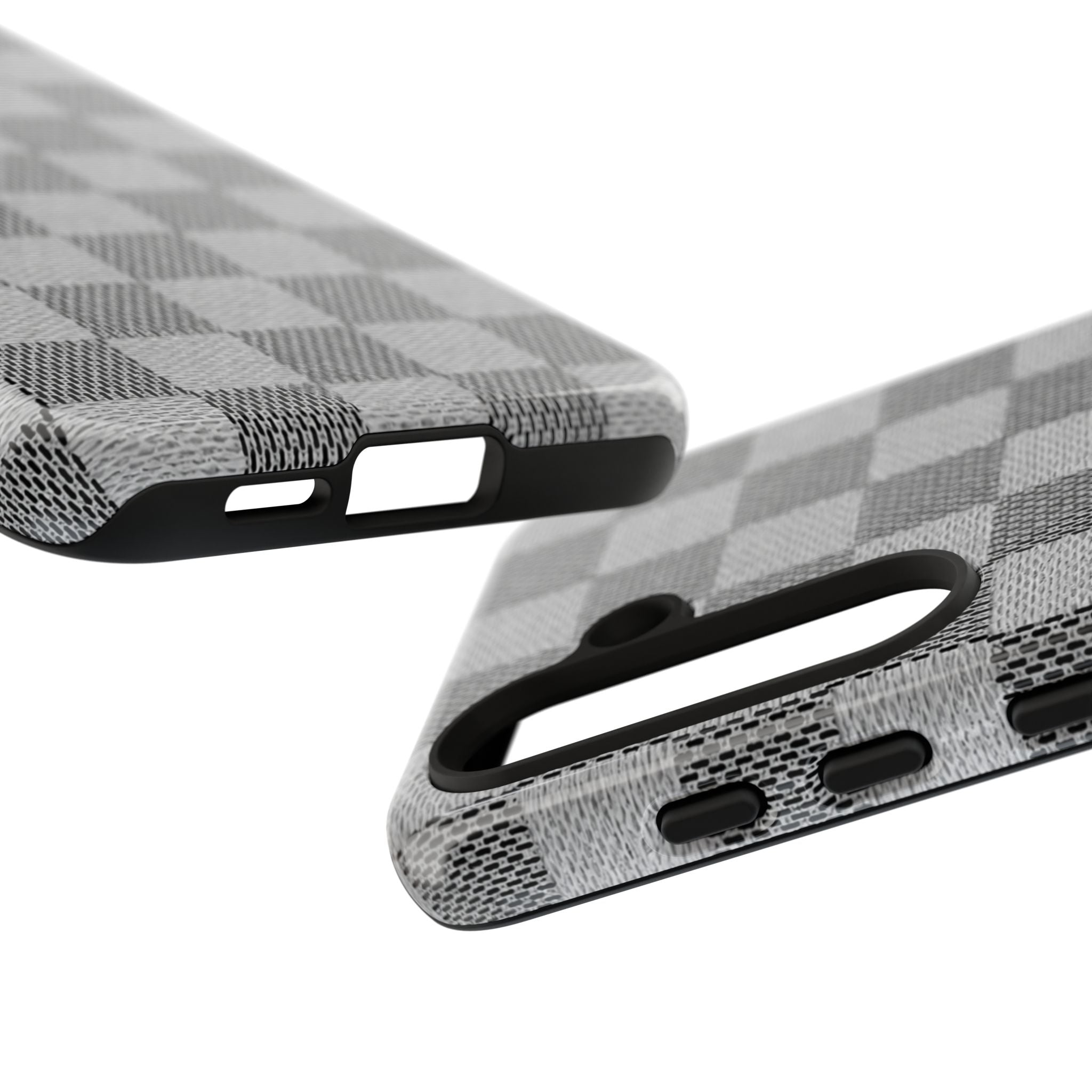 Checkered Grey Phone Case